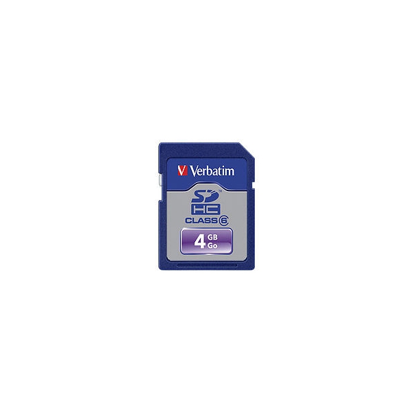 SD Card Mitsubishi Chemical Media Verbatim SDHC4GRVB (4GB)