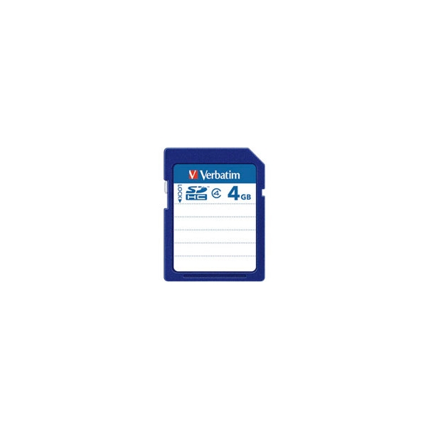 SD Card Mitsubishi Chemical Media Verbatim SDHC4GYVB1 4GB