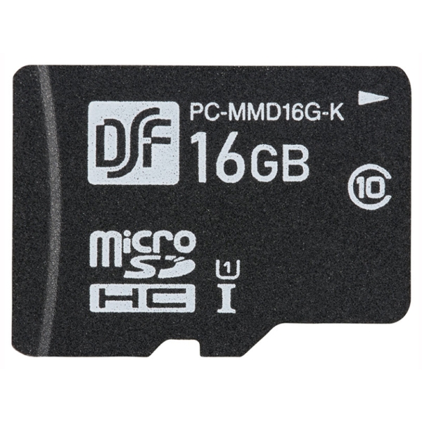 SD Card Ohm Electric PC-MMD16G-K 16GB