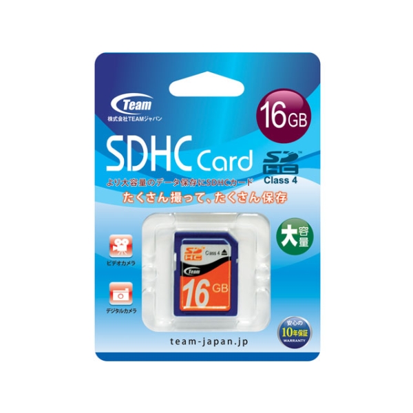 SD Card Team TG016G0SD24X 16GB