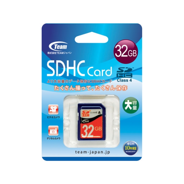 SD Card Team TG032G0SD24X 32GB