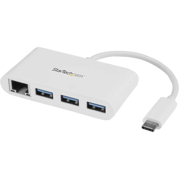 USB Hub StarTech.com HB30C3A1GEA White USB Hub