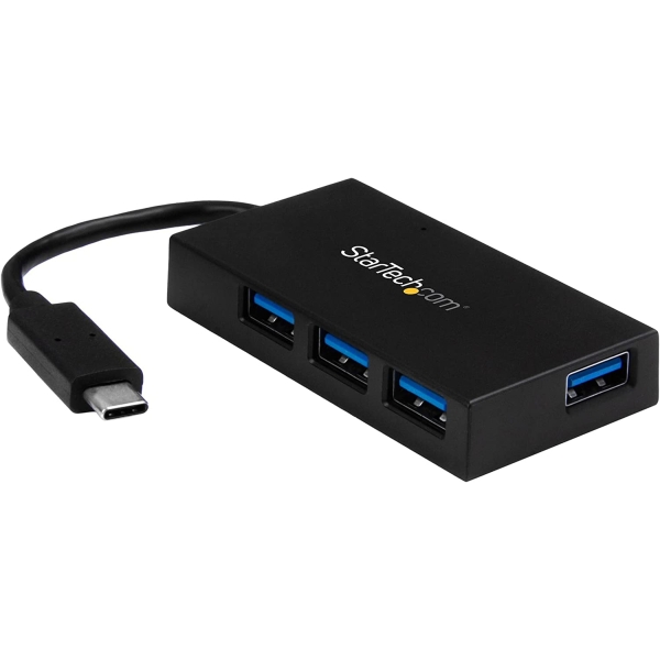 USB Hub StarTech.com HB30C4AFS Black USB Hub