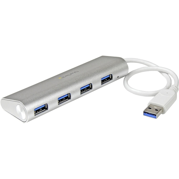 USB Hub StarTech.com ST43004UA Silver&White USB Hub