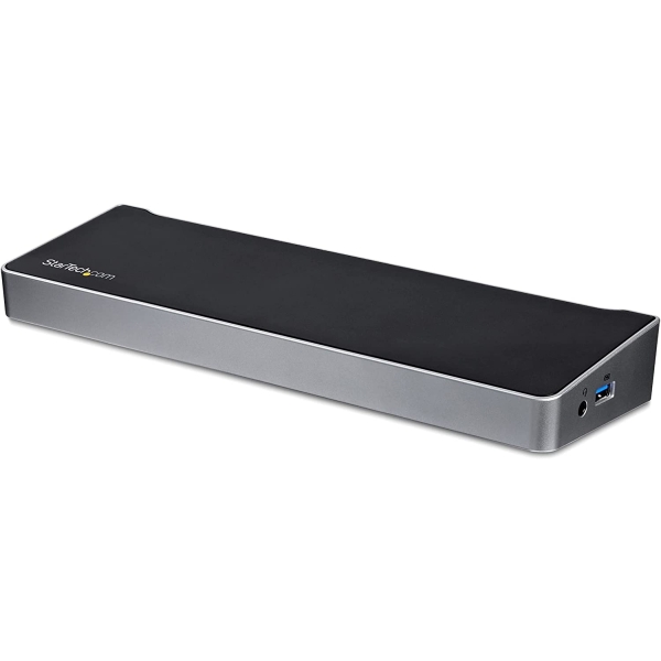 USB Hub StarTech.com USB3DOCKH2DP Black & Silver USB Hub