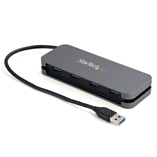 StarTech.com HB30AM4AB Black & Space Gray USB Hub