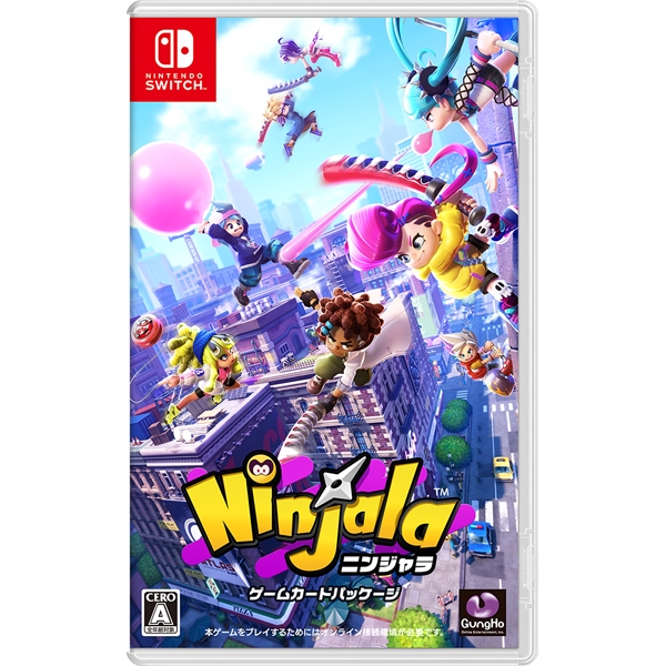 GungHo Online Entertainment Ninjala Game Card Package Switch