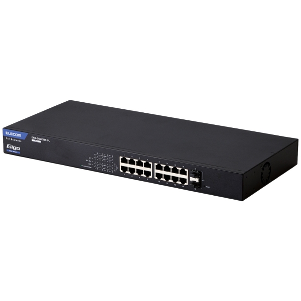 Switching HUB ELECOM EHB-SG2C16F-PL Black Computers Networking